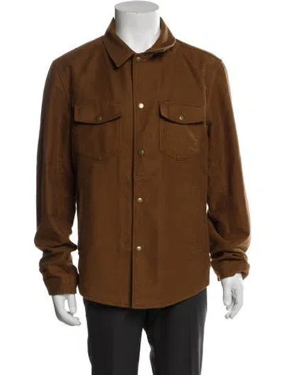Pre-owned Billy Reid Utility Jacket In Brown