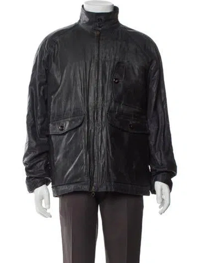 Pre-owned Billy Reid Utility Jacket In Gray