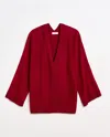 Billy Reid V-neck Dolman In Rhubarb
