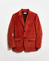 Billy Reid Velvet Twill Blazer In Red