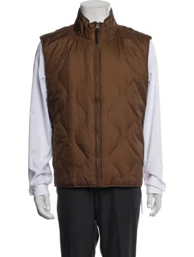 Pre-owned Billy Reid Vest In Brown