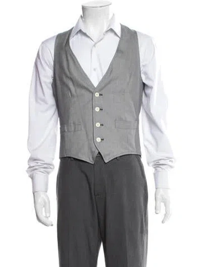Pre-owned Billy Reid Vest In Gray