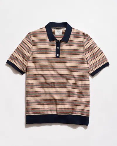 Billy Reid Vintage Stripe Sweater Polo
