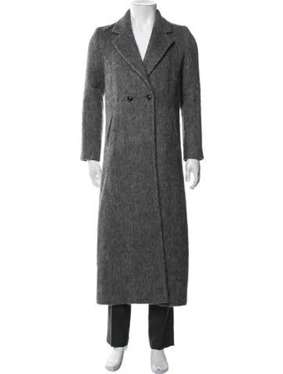 Pre-owned Billy Reid Virgin Wool Coat In Grey
