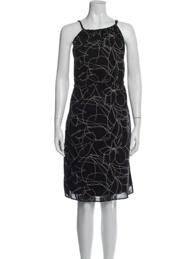 Pre-owned Billy Reid Virgin Wool Knee-length Dress In Blue