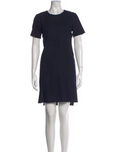 Pre-owned Billy Reid Virgin Wool Knee-length Dress In Gray