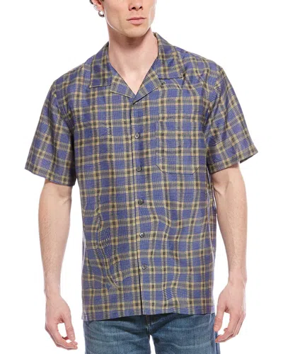 Billy Reid Washed T-shirt In Blue