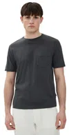 Billy Reid Washed Tee Black In Black