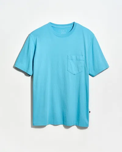 Billy Reid Washed Tee In Blue