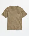 Billy Reid Washed Tee In Green