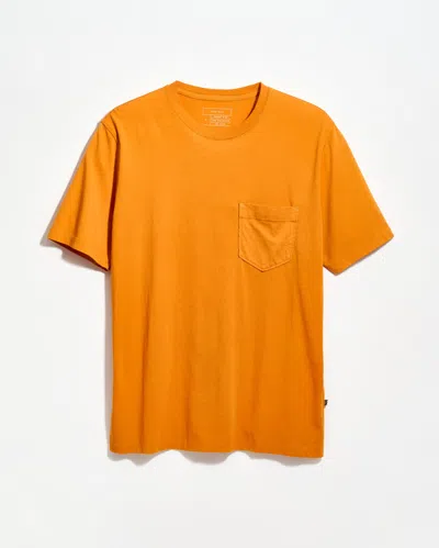 Billy Reid Washed Tee In Orange