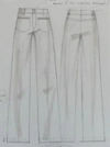 Billy Reid Wide Leg Pant - Navy In Navy