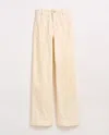 Billy Reid Wide Leg Utility Pant In Ivory