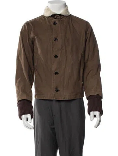 Pre-owned Billy Reid Windbreaker In Brown