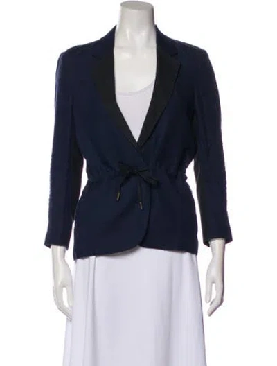 Pre-owned Billy Reid Wool Blazer In Blue
