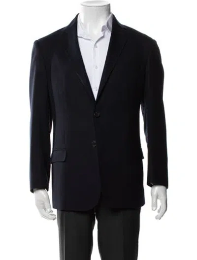 Pre-owned Billy Reid Wool Blazer In Blue