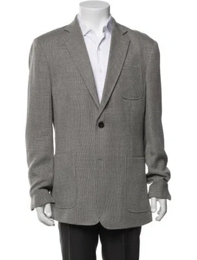 Pre-owned Billy Reid Wool Blazer In Gray