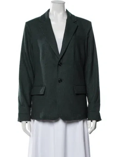 Pre-owned Billy Reid Wool Blazer In Green