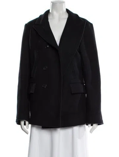 Pre-owned Billy Reid Wool Coat In Black