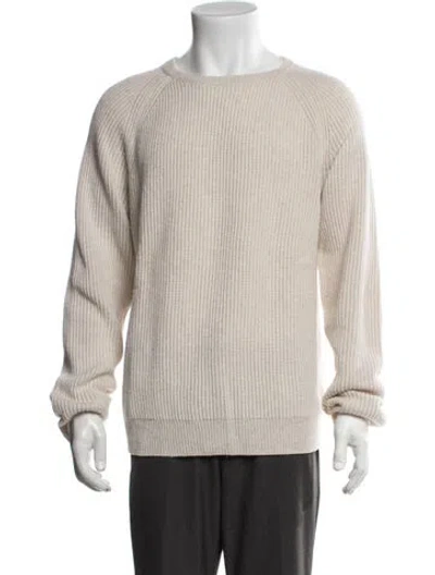 Pre-owned Billy Reid Wool Crew Neck Pullover In Black