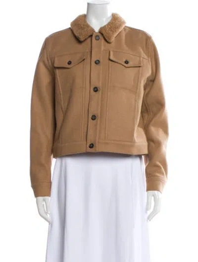 Pre-owned Billy Reid Wool Jacket In Brown