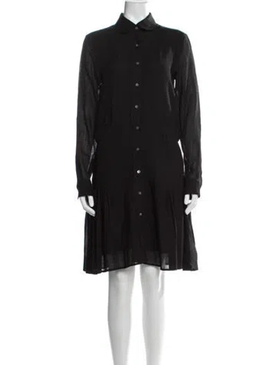 Pre-owned Billy Reid Wool Knee-length Dress In Black