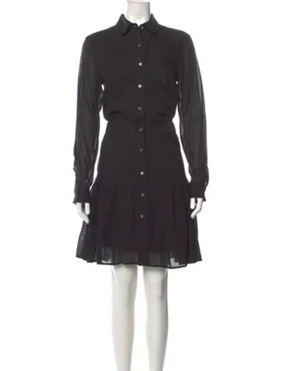 Pre-owned Billy Reid Wool Knee-length Dress In Gray