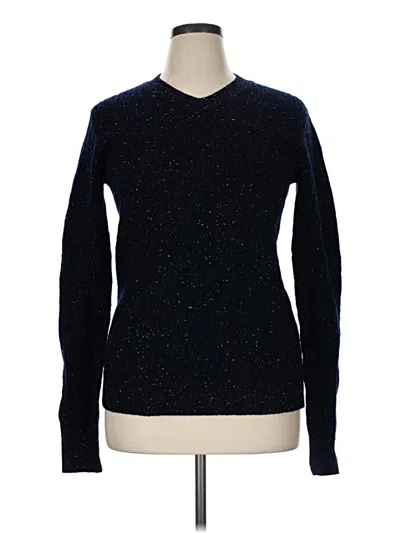 Pre-owned Billy Reid Wool Pullover Sweater In Blue