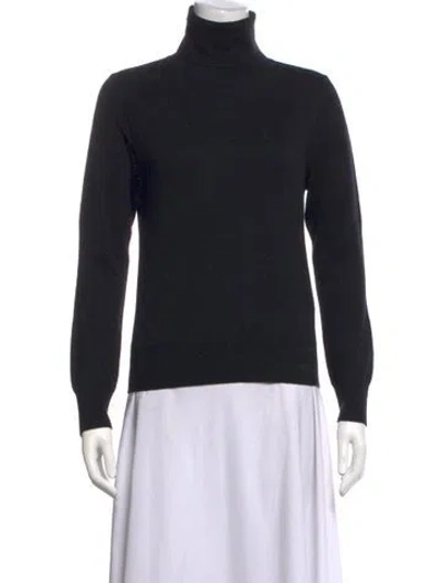 Pre-owned Billy Reid Wool Turtleneck Sweater In Black