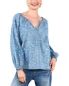 Billy T Brianna Bandana Top In Blue