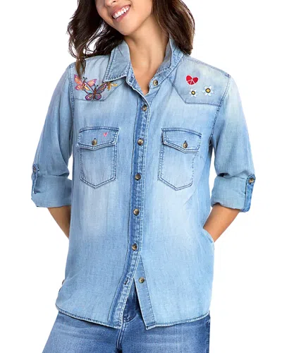BILLY T BUTTERFLY KISS DENIM SHIRT