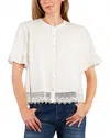 Billy T Cafe Pleats Top In Multi
