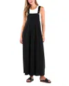 Billy T Chambray Overall Maxi Dress In Black Ink