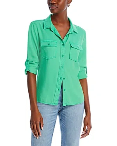 Billy T Charlotte Shirt In Pop Green