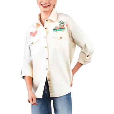 BILLY T BILLY T DAYDREAMER EMBROIDERED SHIRT