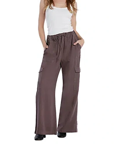 Billy T Easy Denim Cargo Pants In Swiss Brown