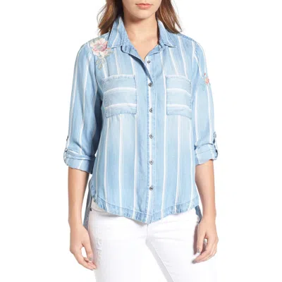 Billy T Embroidered Chambray Shirt