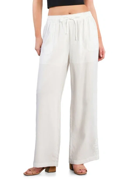 Billy T Hero High Waist Wide Leg Pants In White