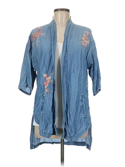 Pre-owned Billy T Kimono In Blue