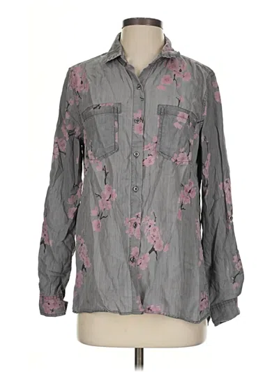 Pre-owned Billy T Long Sleeve Blouse In Gray