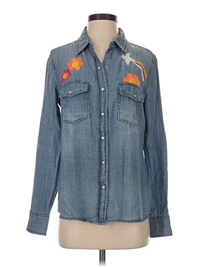 Pre-owned Billy T Long Sleeve Button Down Shirt In Blue