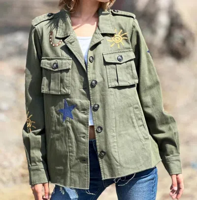 Billy T Lucky Me Jacket In Olive