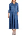 Billy T Mave Denim Maxi Dress In Denim
