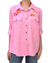 Billy T Peace & Love Chambray Shirt