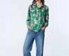 Billy T Regal Floral Shirt In Green In Green
