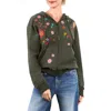 Billy T Sketchbook Embroidered Zip-up Graphic Hoodie