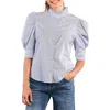 Billy T Super Puff Shirt In Blue