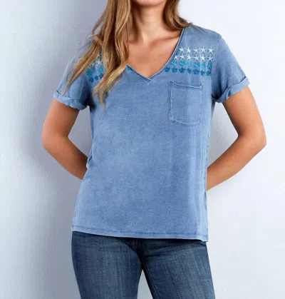 Billy T Superstar Short Sleeve Tee In Blue