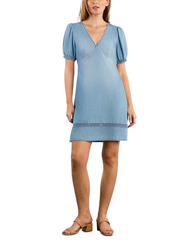 Billy T Tea Garden Dress In Blue