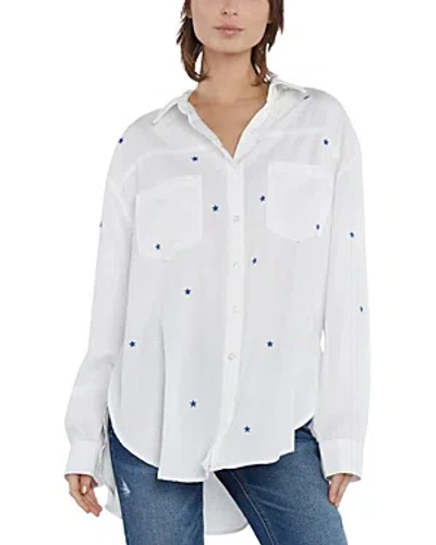 Billy T Vip Star Embroidered Shirt In White